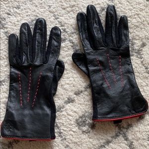 Ralph Lauren genuine leather gloves 🖤❄️